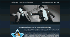 Desktop Screenshot of luckydogtheatreproductions.com